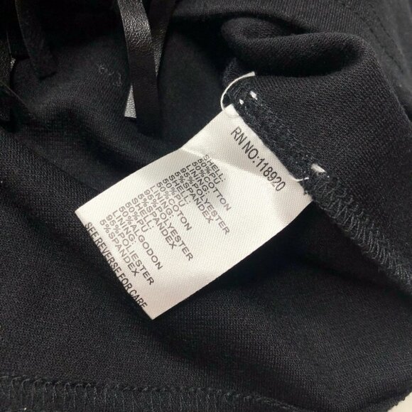 NEW Jenn Boho Vegan Leather Fringe Shiny Black Sexy Edgy Mini Skirt SIZE L - Picture 10 of 12